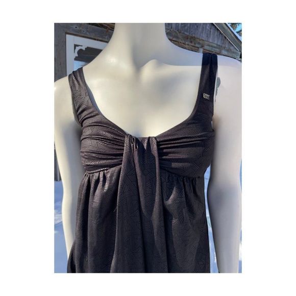 Miss Sixty Collection Black Babydoll Dress Knot Front Sleeveless Sz S - Picture 2 of 13